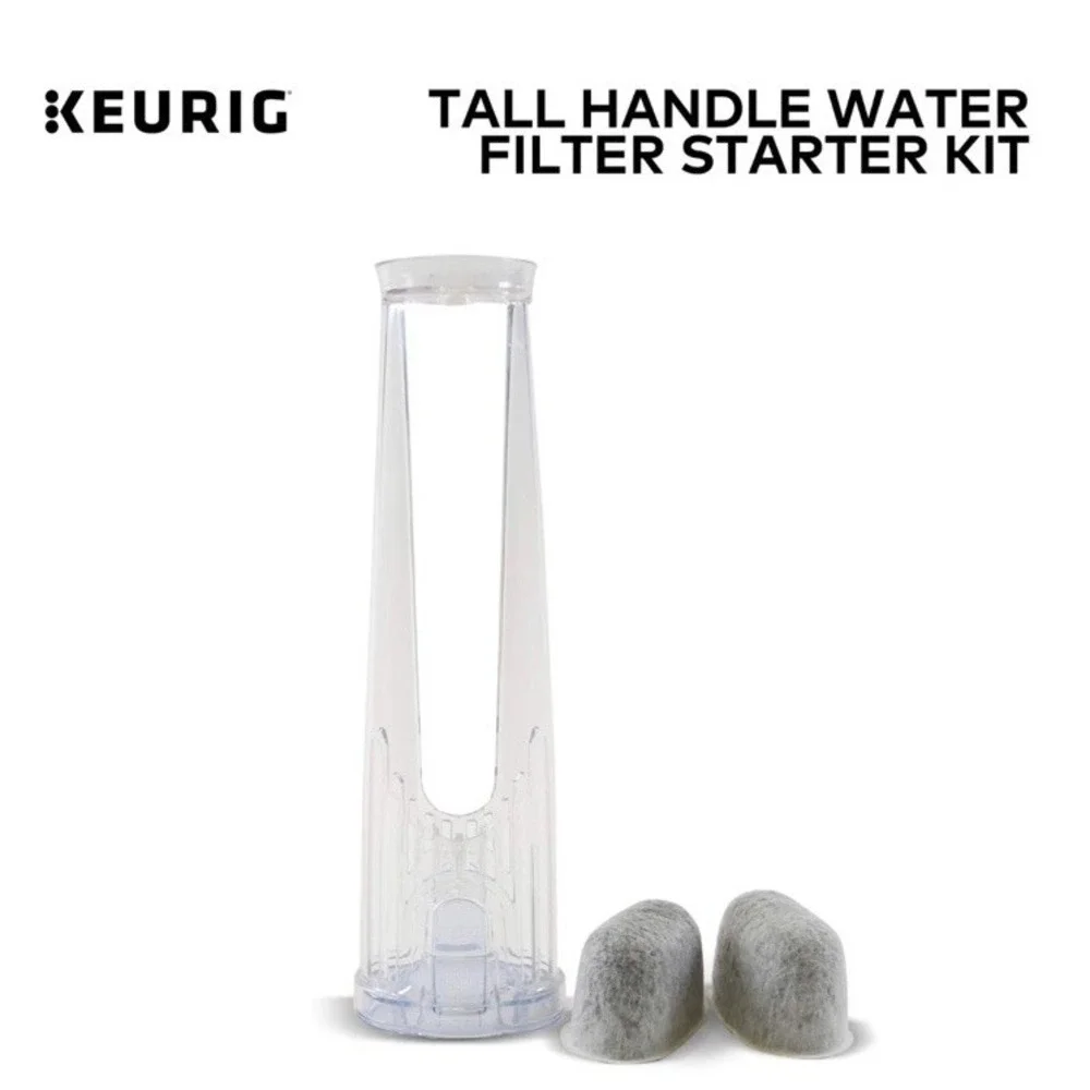 2 X Tall Handle Water Filter‎ Kit with 2 Replacement Filters for Coffee Makers